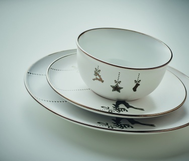 Logotrade promotional items photo of: 4 piece ceramic place setting