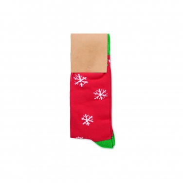 Logo trade promotional merchandise picture of: Pair of Christmas socks M