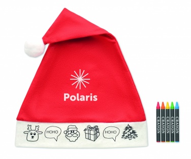 Logo trade promotional products image of: Kids Santa hat