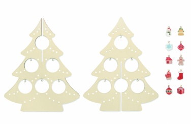 Logo trade promotional product photo of: Wooden Xmas tree decoration