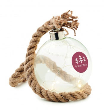 Logotrade advertising product image of: Glass bauble LED light