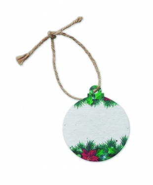 Logotrade business gifts photo of: Seed paper Xmas ornament