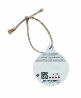 Logo trade promotional merchandise photo of: Seed paper Xmas ornament