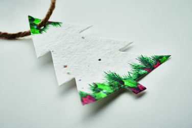 Logo trade promotional items picture of: Seed paper Xmas ornament