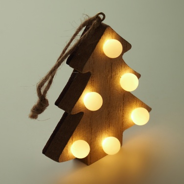 Logotrade advertising product image of: Wooden weed tree with lights
