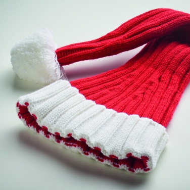Logotrade promotional product picture of: Long Christmas knitted beanie