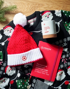 Logotrade promotional giveaway image of: Christmas knitted beanie