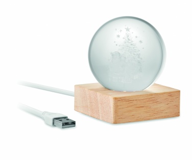Logotrade promotional merchandise picture of: Christmas LED crystal ball