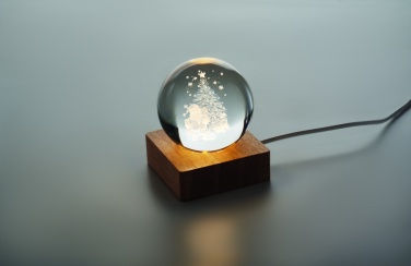 Logotrade corporate gift picture of: Christmas LED crystal ball