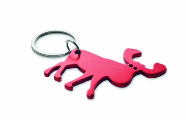 Logotrade promotional products photo of: Recycled aluminium key ring Pori
