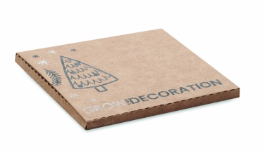 Logo trade promotional giveaway photo of: Wooden tree shape hanger