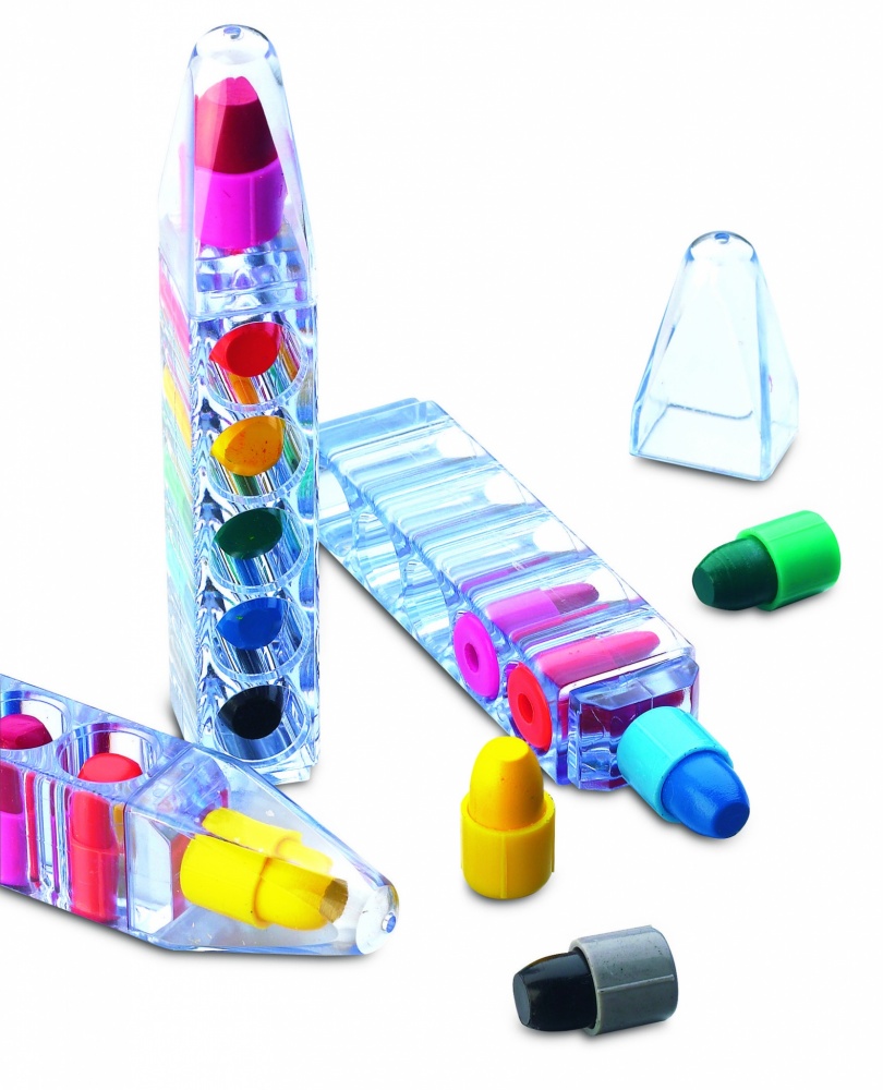 Logotrade business gift image of: Set of 6 wax crayons