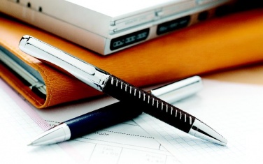 Logo trade promotional products image of: Metal ball pen in box