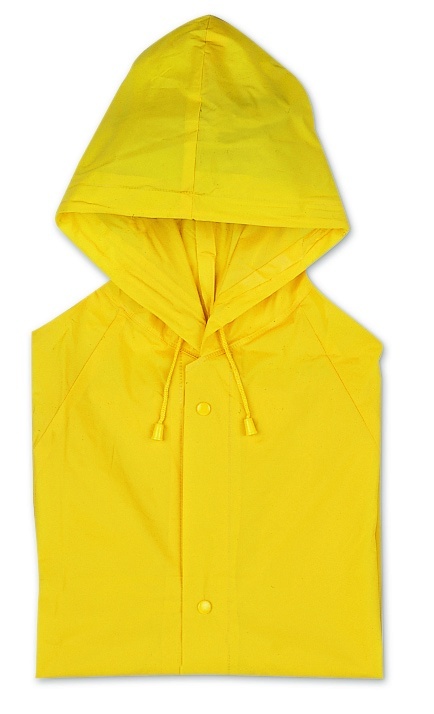 Logotrade advertising products photo of: PVC raincoat with hood