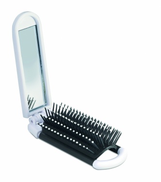 Logotrade corporate gifts photo of: Foldable hairbrush with mirror