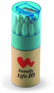 Logo trade promotional gifts image of: 12 coloured pencils