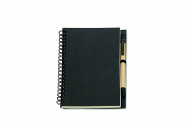 Logotrade promotional product image of: B6 Recycled notebook with pen