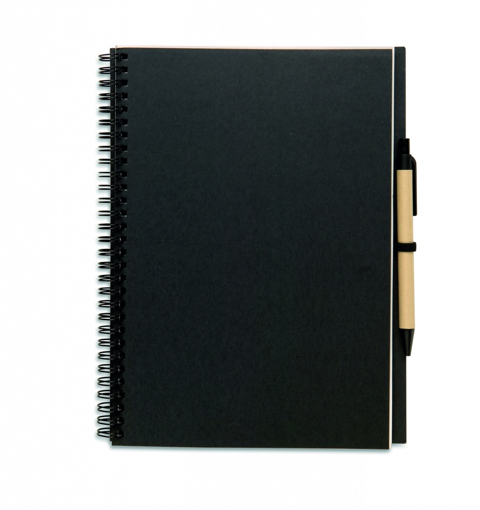 Logotrade promotional giveaway picture of: Recycled notebook with pen