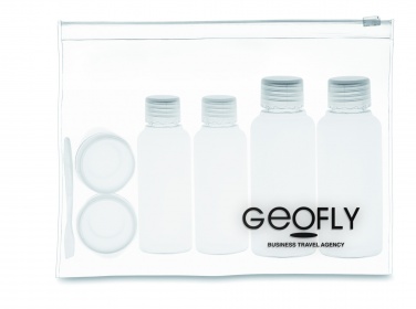 Logo trade promotional gift photo of: Travelling pouch with bottles