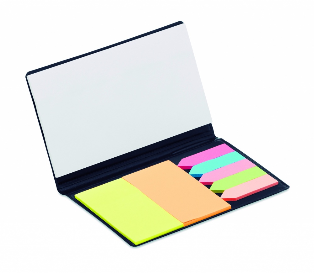 Logo trade promotional giveaways image of: Memo pad with page markers