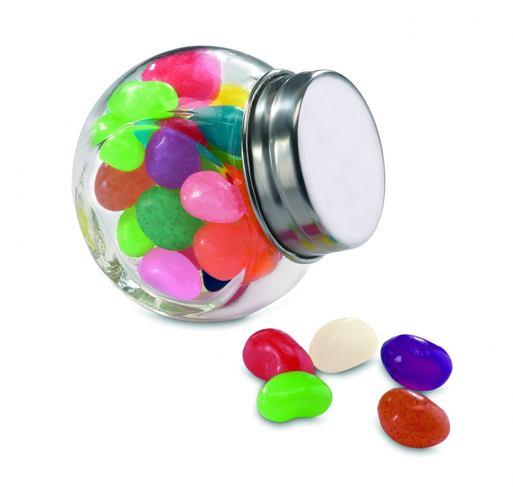 Logotrade corporate gift picture of: Glass jar with jelly beans