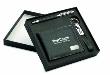 Logo trade promotional items image of: Ball pen key ring and wallet Lappeenranta
