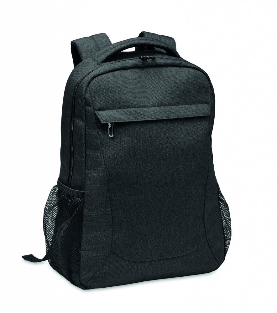 Logo trade business gifts image of: 600D RPET laptop backpack