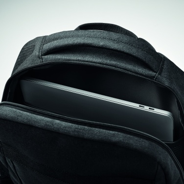 Logo trade promotional gifts picture of: 600D RPET laptop backpack