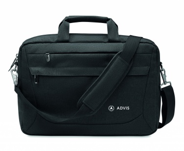 Logo trade promotional giveaways picture of: 600 RPET laptop bag