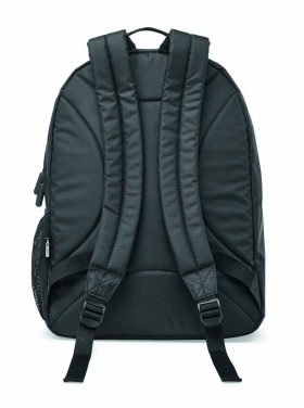 Logo trade corporate gifts image of: 300D RPET laptop backpack