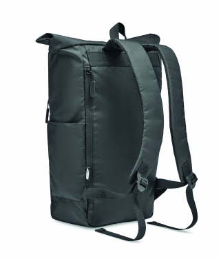 Logotrade promotional product picture of: 300D RPET rolltop backpack
