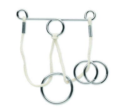 Logotrade promotional merchandise picture of: Set of 2 metal brain teasers