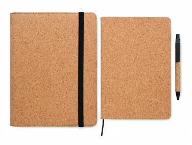 Logo trade promotional items picture of: A5 portfolio in cork