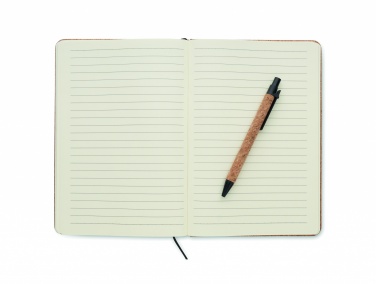 Logo trade promotional giveaways image of: A5 portfolio in cork