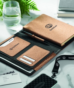 Logotrade promotional product picture of: A5 portfolio in cork