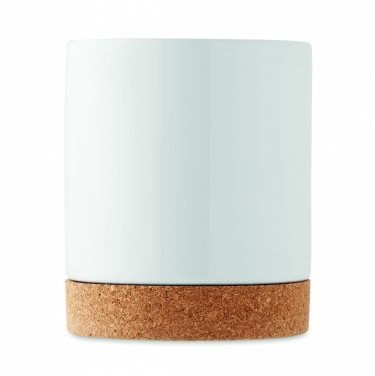 Logo trade corporate gifts picture of: Sublimation ceramic cork mug