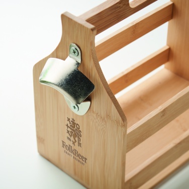 Logotrade corporate gifts photo of: 6 beer crate in bamboo