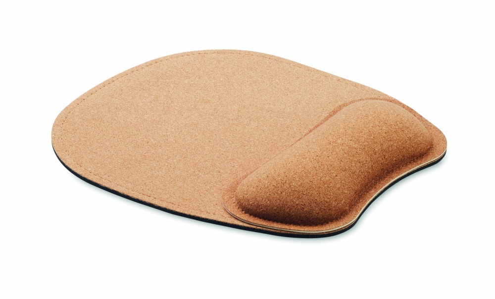 Logo trade promotional merchandise photo of: Ergonomic cork mouse mat