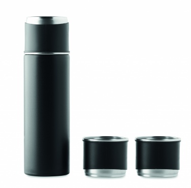 Logo trade promotional gift photo of: Double wall bottle and cup set