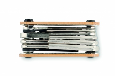 Logo trade promotional items image of: Multi tool pocket in bamboo