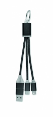 Logo trade promotional giveaways image of: 4 in 1 charging cable type C