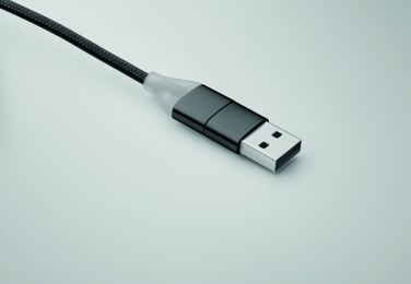 Logo trade promotional products image of: 4 in 1 charging cable type C