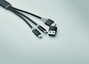 Logo trade promotional giveaways picture of: 4 in 1 charging cable type C