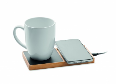 Logo trade promotional giveaways image of: 1Wireless charger mug warmer
