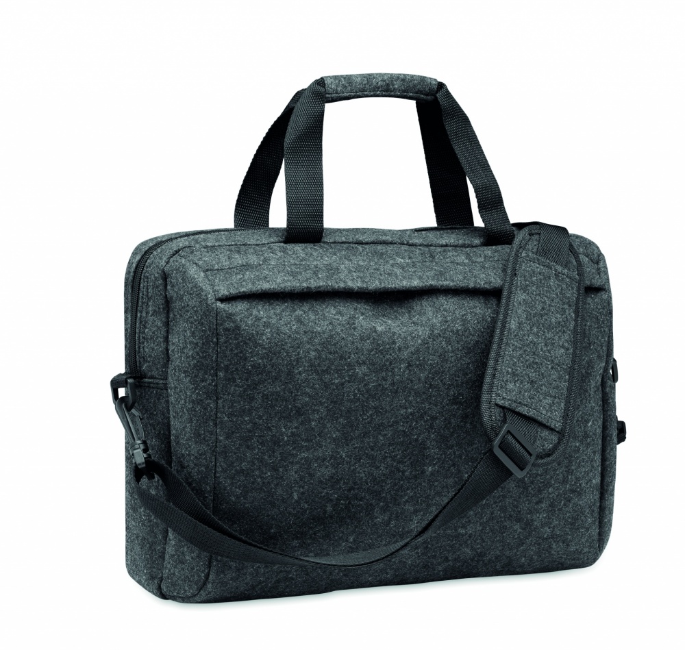 Logotrade promotional giveaway picture of: 15 inch RPET felt laptop bag