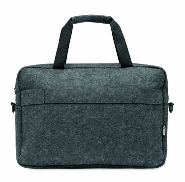 Logo trade promotional giveaway photo of: 15 inch RPET felt laptop bag