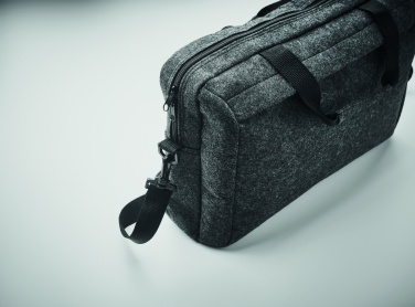 Logotrade promotional merchandise image of: 15 inch RPET felt laptop bag