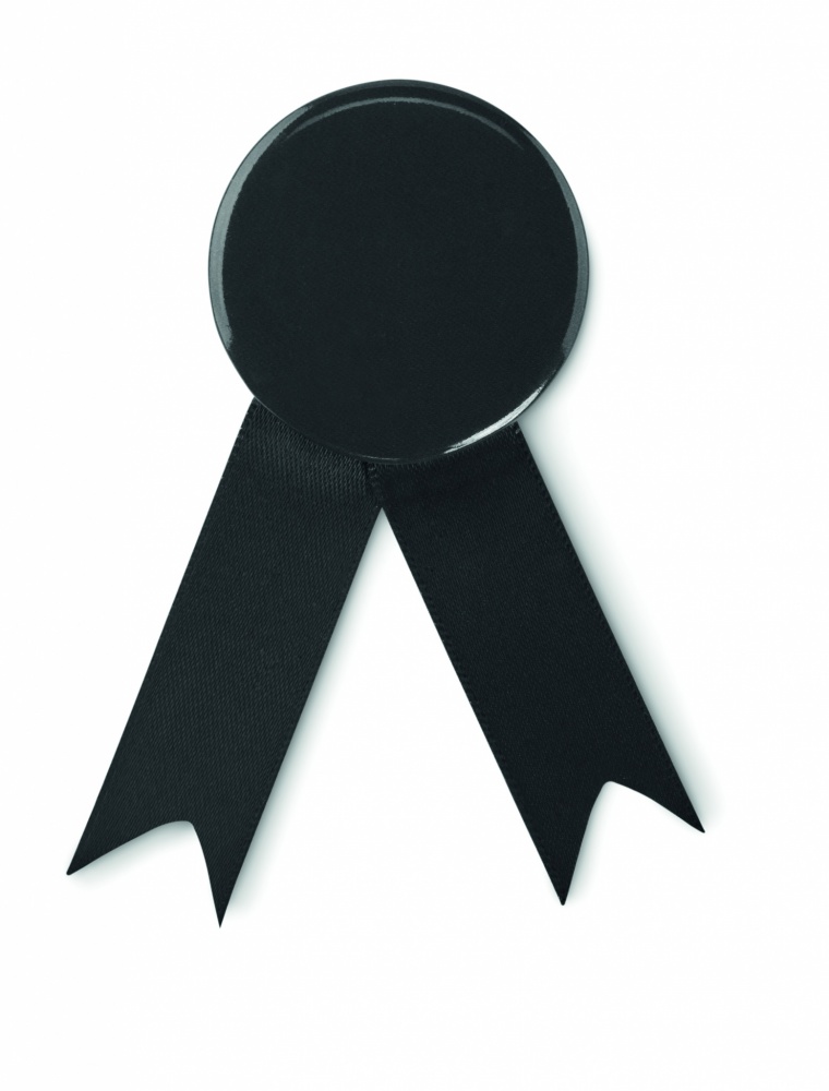 Logo trade corporate gifts picture of: Ribbon style badge pin