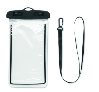 Logo trade promotional giveaways image of: Waterproof smartphone pouch