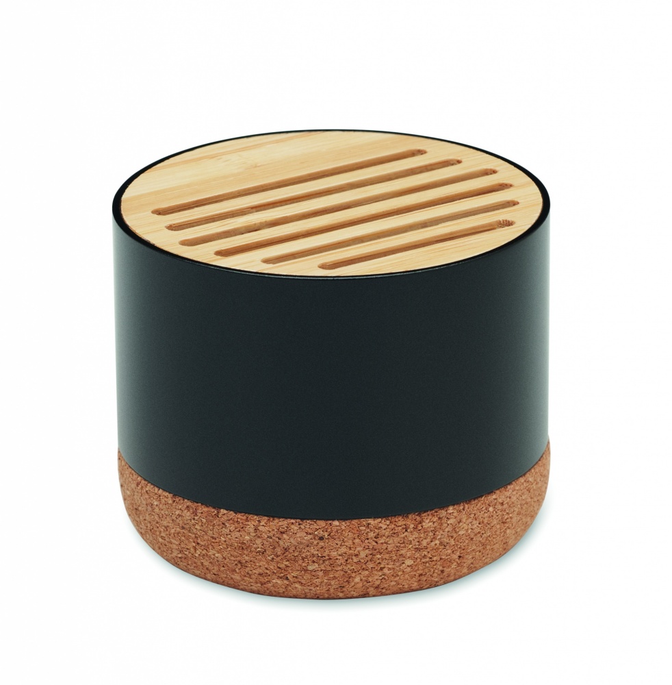 Logotrade promotional item picture of: Cork and aluminium speaker
